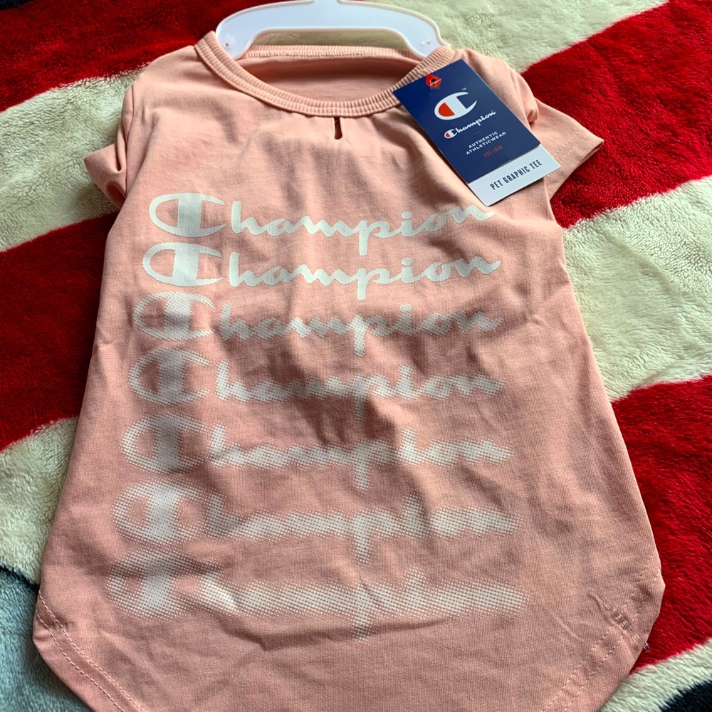 Large Champion Dog T shirt